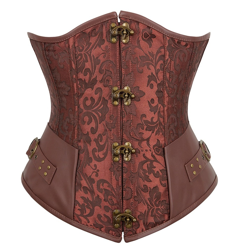 Brown Steampunk Corset