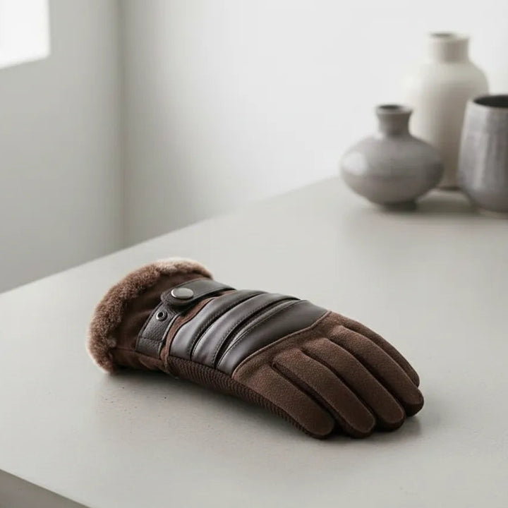 Brown Steampunk Gloves