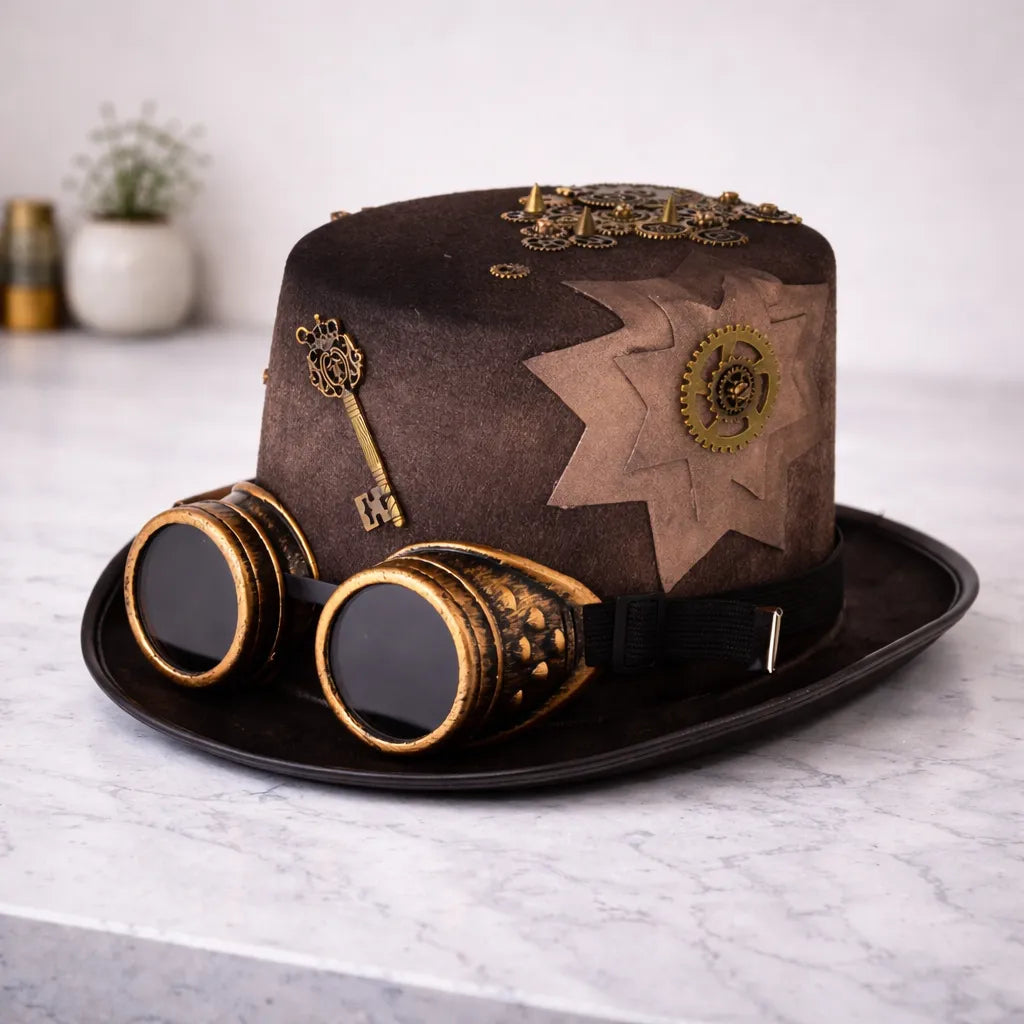 Brown Steampunk Hat