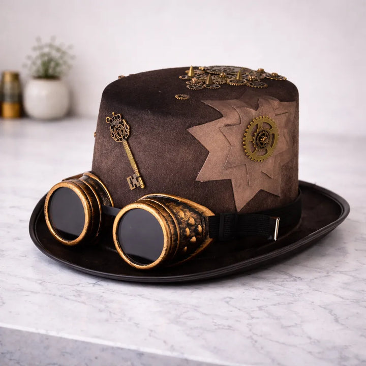 Brown Steampunk Hat