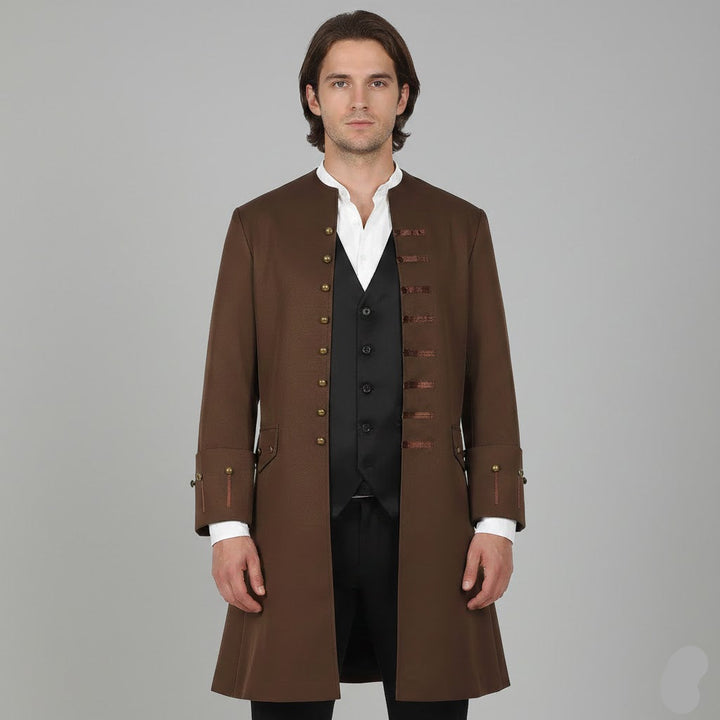 Brown Steampunk Medieval Coat