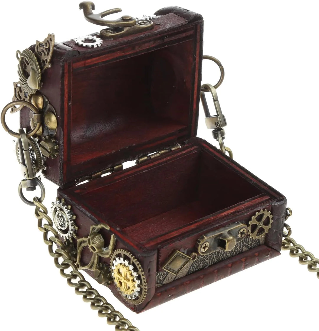 Brown Steampunk Trunk Bag chic