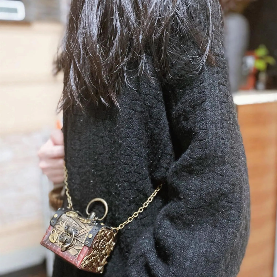Brown Steampunk Trunk Bag fashion