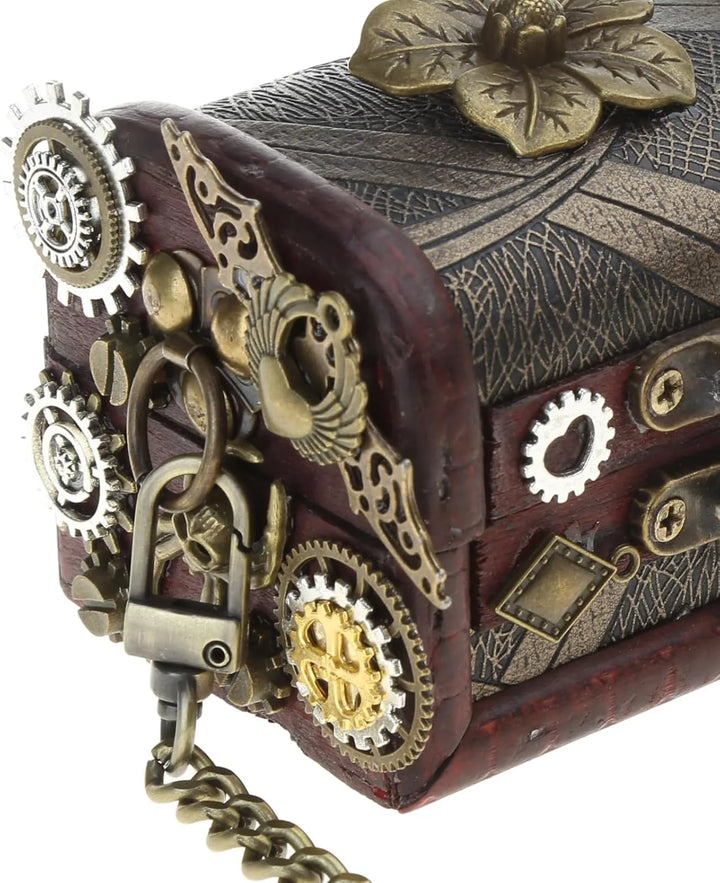 Brown Steampunk Trunk Bag tendance