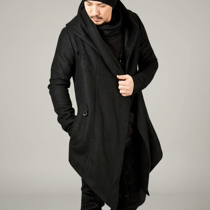 Casual Gothic Steampunk Hooded Coat