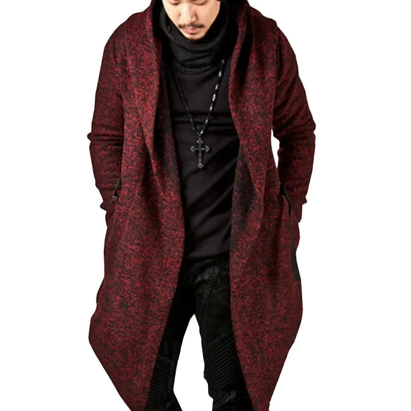 Casual Gothic Steampunk Hooded Coat elegant