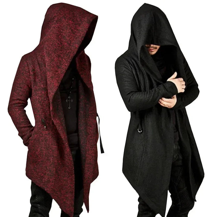 Casual Gothic Steampunk Hooded Coat fashionable