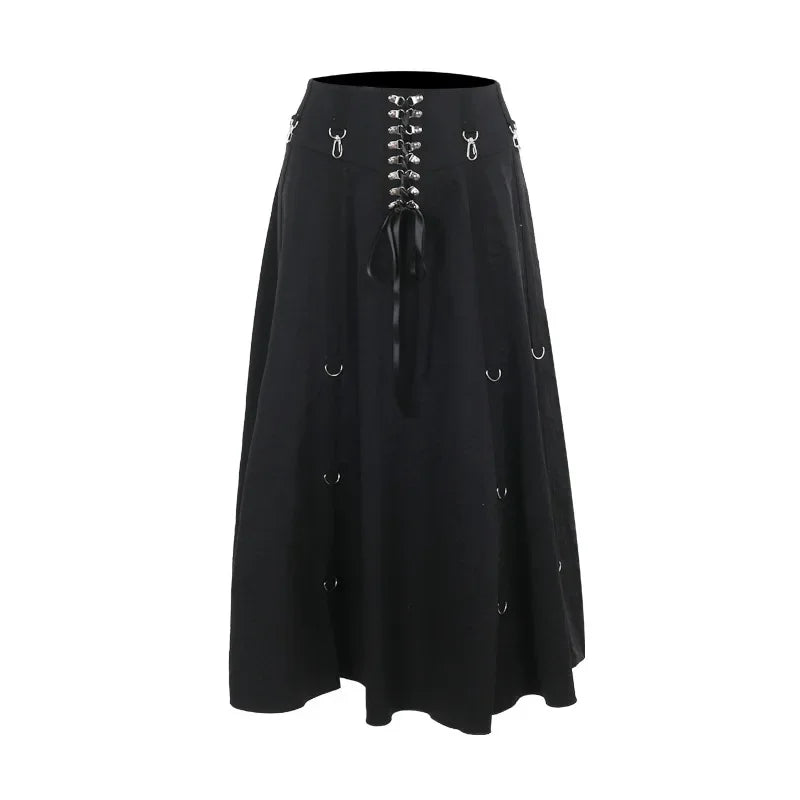 Casual Gothic Steampunk Skirt chic