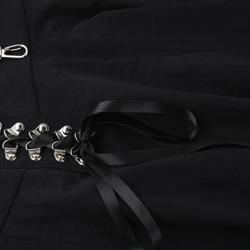 Casual Gothic Steampunk Skirt dramatic