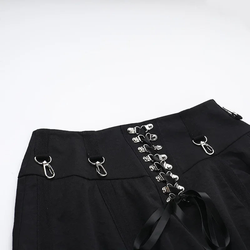 Casual Gothic Steampunk Skirt refined