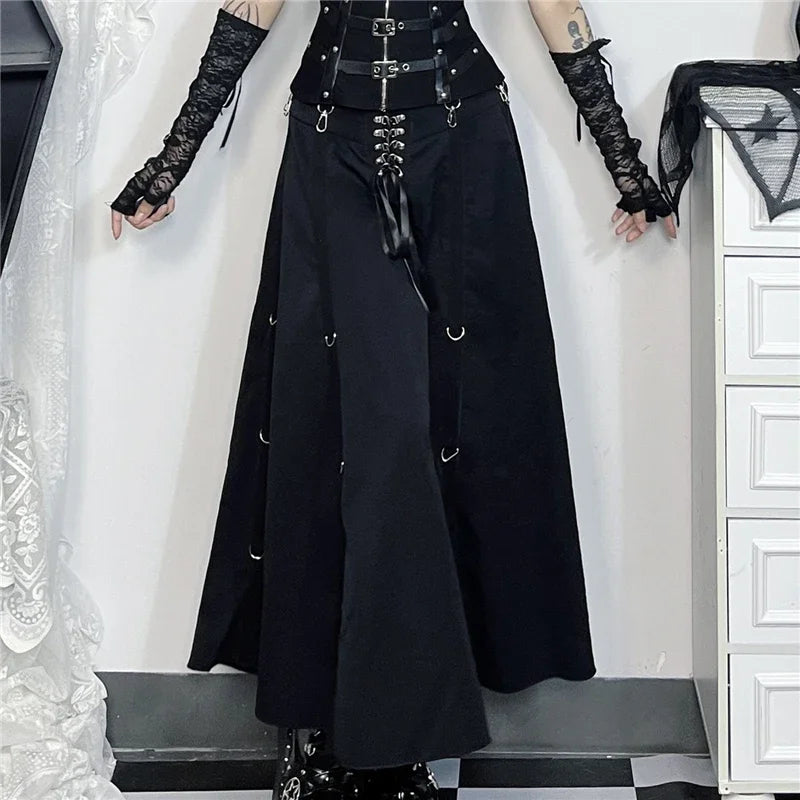 Casual Gothic Steampunk Skirt unique