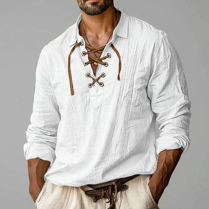 Casual Laced Steampunk Shirt
