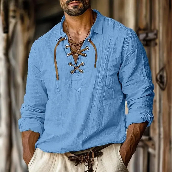Casual Laced Steampunk Shirt chic