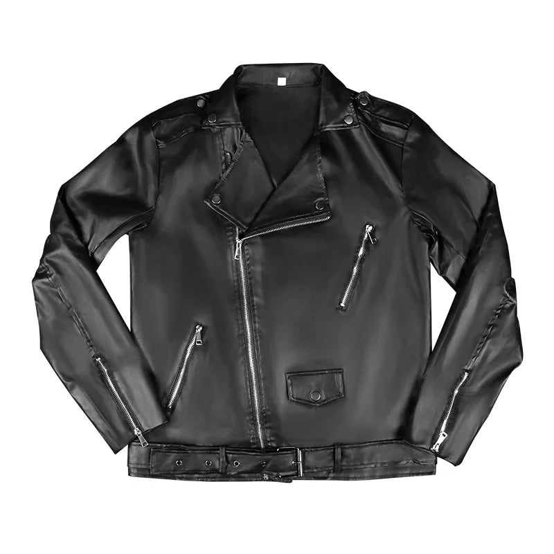 Casual Leather Steampunk Jacket modern