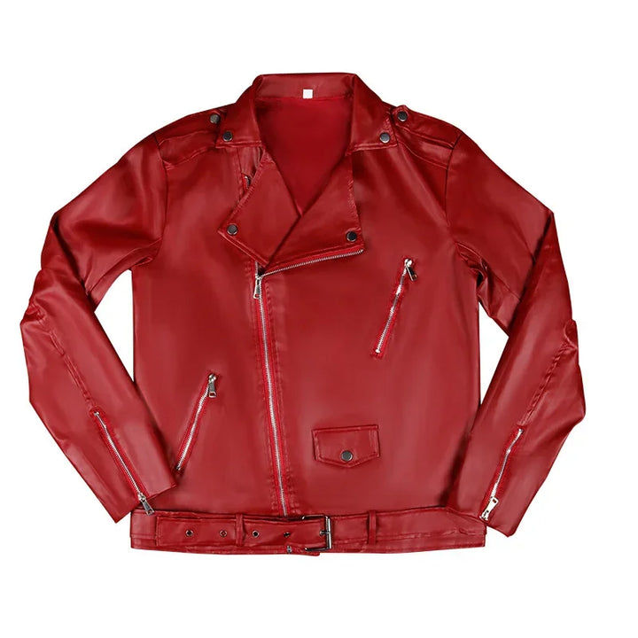 Casual Leather Steampunk Jacket rugged