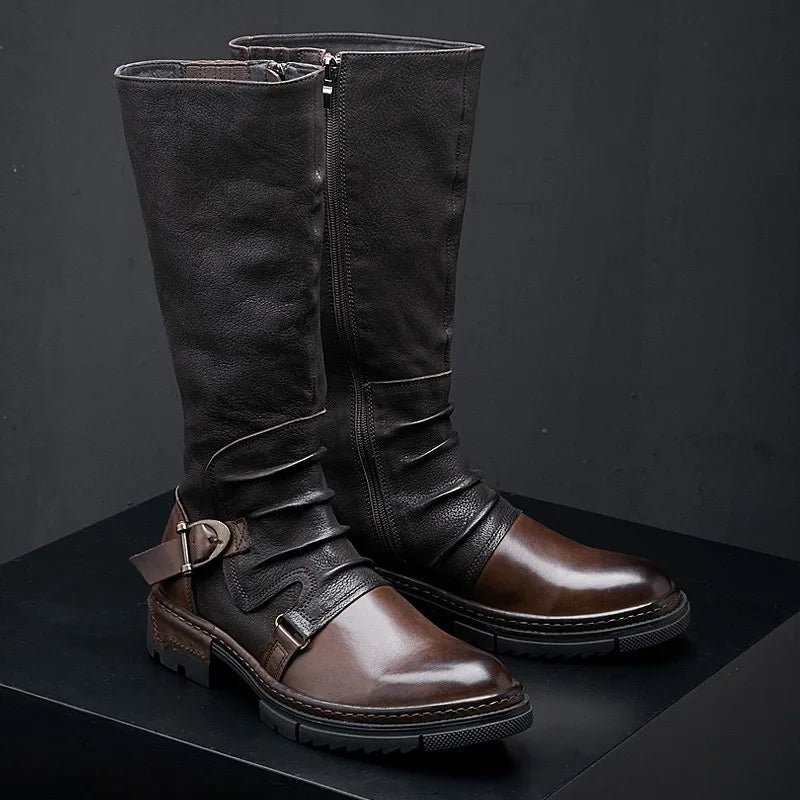 Casual Steampunk Boots Medieval Vintage