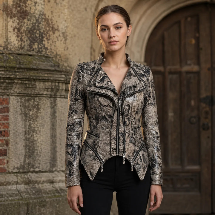Casual Steampunk Jacket With Rivets