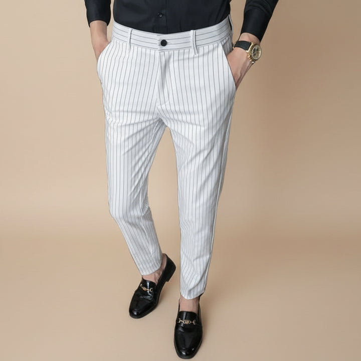Casual Steampunk Striped Pants