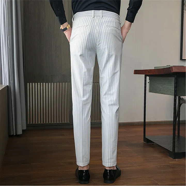 Casual Steampunk Striped Pants – relaxed fit