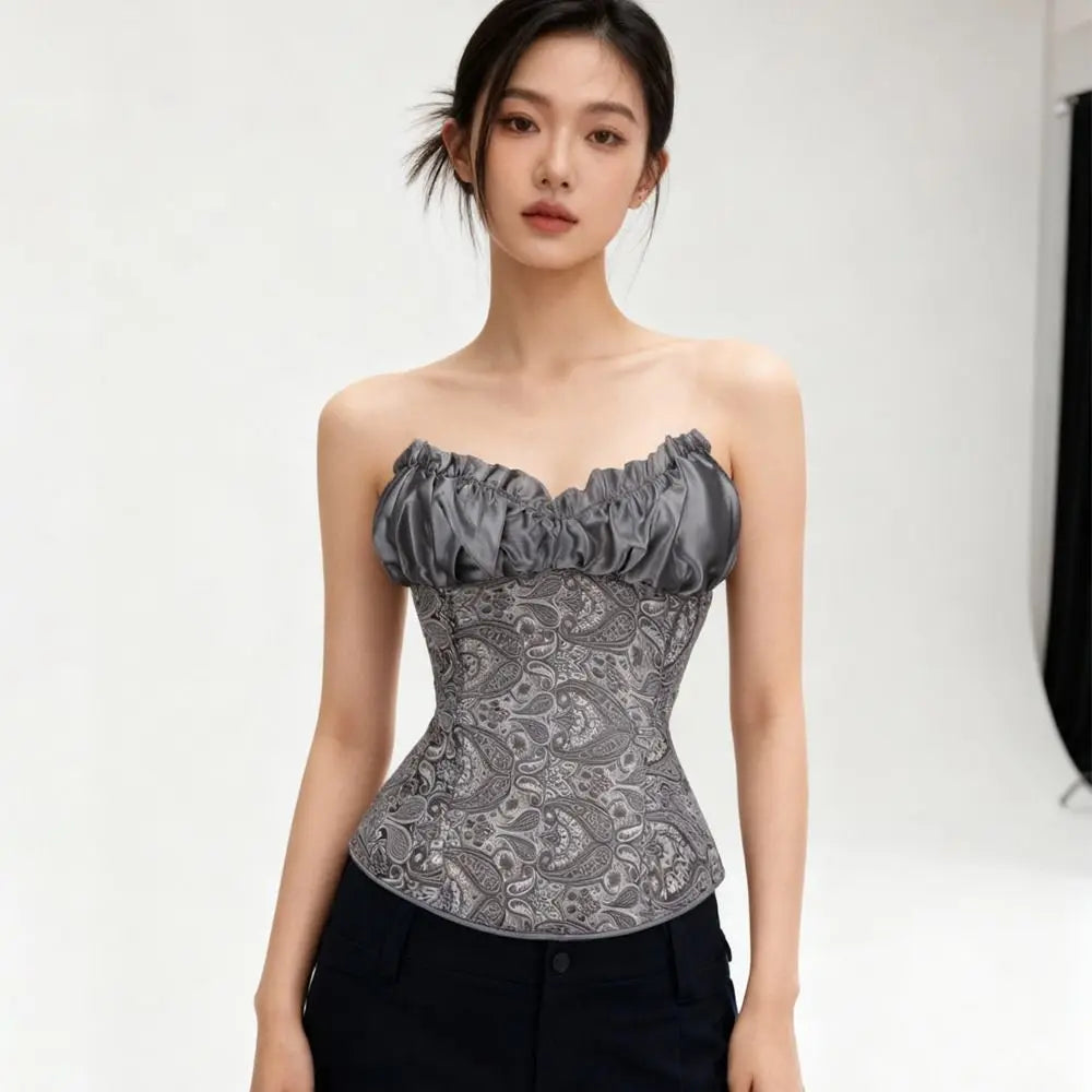 Casual Vintage Steampunk Bustier Corset