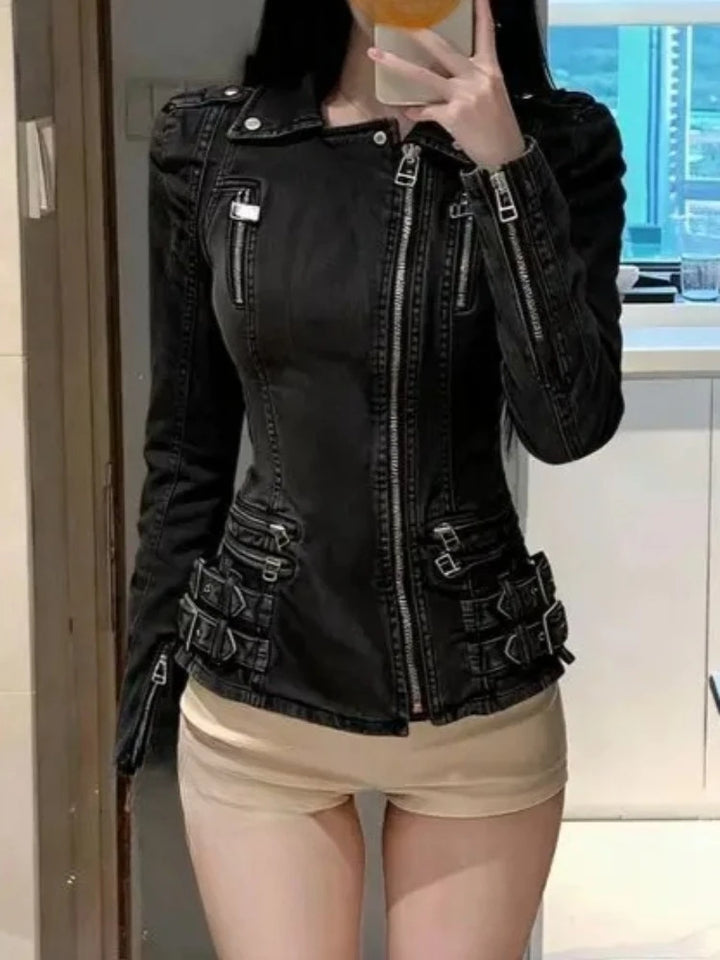 Casual Vintage Steampunk Jacket chic
