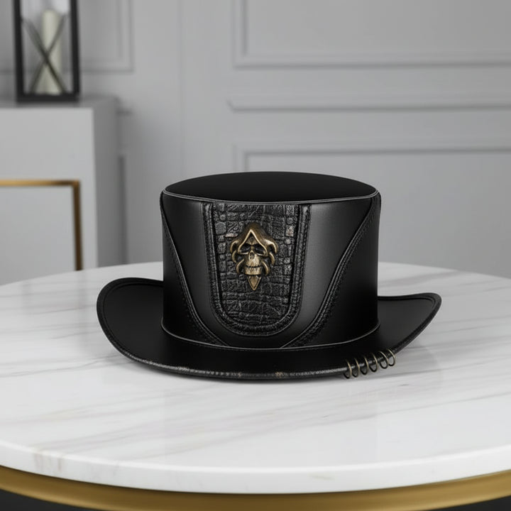 Chic Black Steampunk Hat
