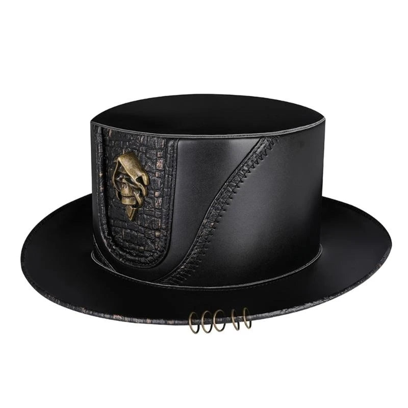 Chic Black Steampunk Hat Unique