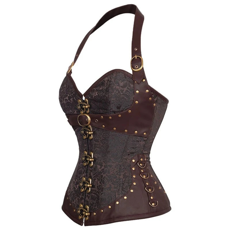 Chic Steampunk Backless Corset refined