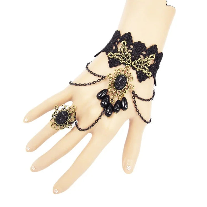 Chic Steampunk Beaded Bracelet elegant