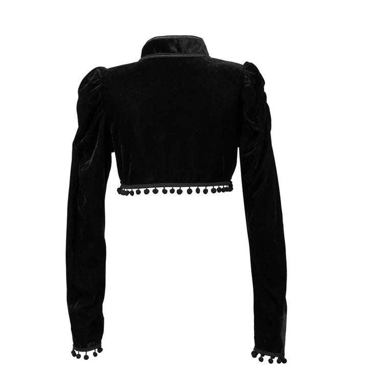 Chic Steampunk Crop Jacket Design