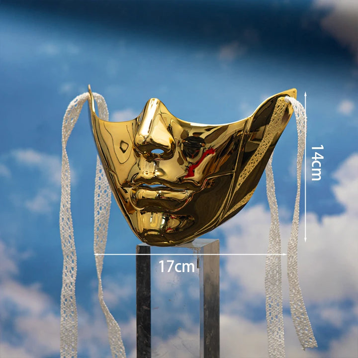 Chic Steampunk Half-Face Mask durable