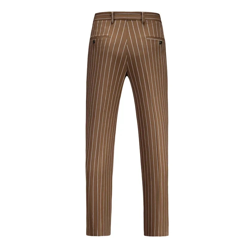 Chic Steampunk Striped Pants artistic