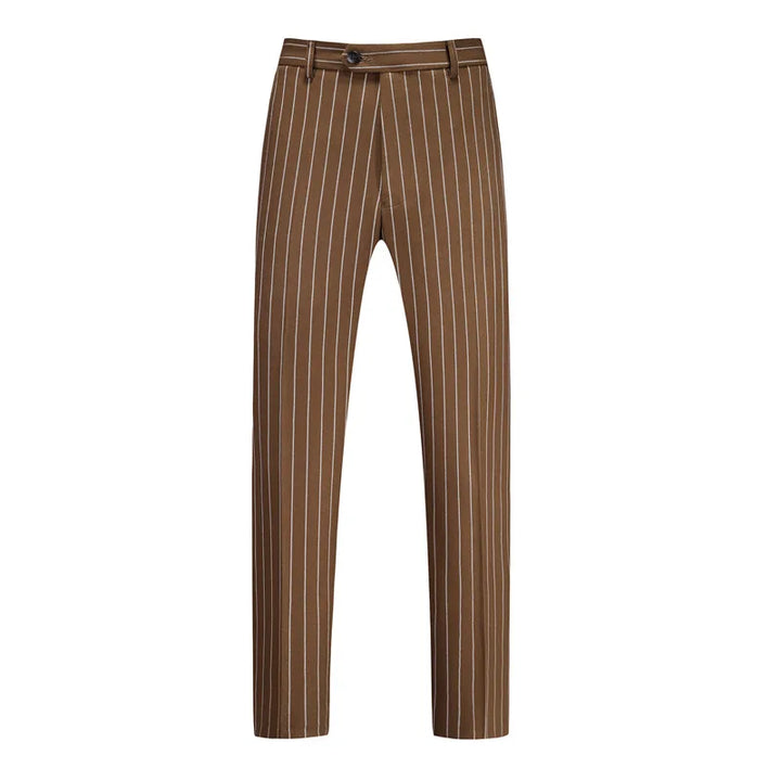 Chic Steampunk Striped Pants minimal