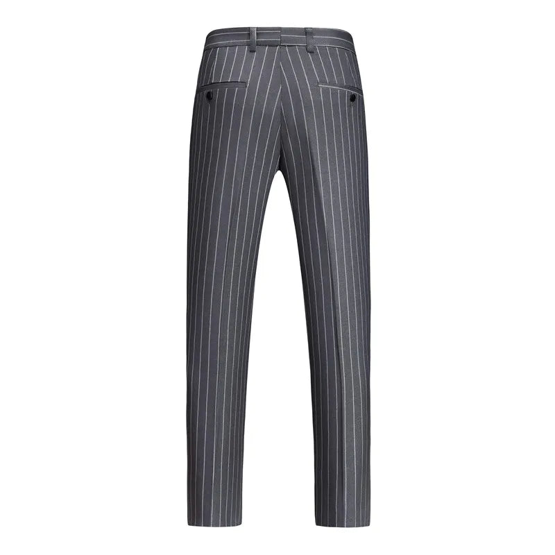 Chic Steampunk Striped Pants sleek