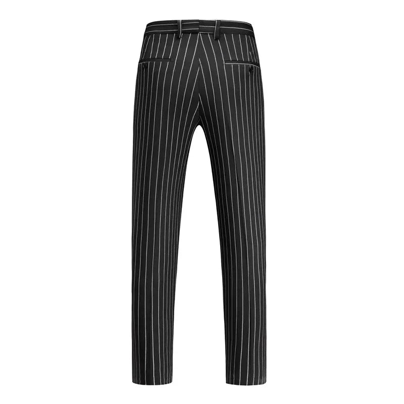 Chic Steampunk Striped Pants trendy