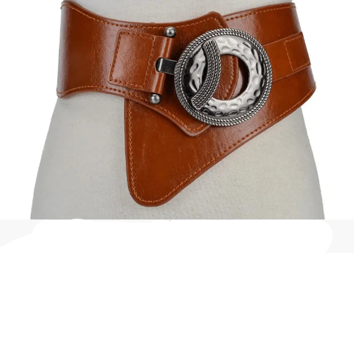 Chic Women’s Steampunk Belt Brown