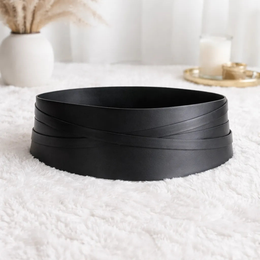 Classic Elegant Black Steampunk Belt