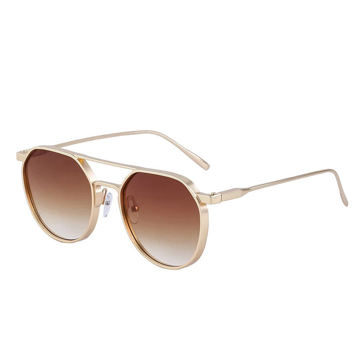 Classic Sleek Steampunk Sunglasses Brown