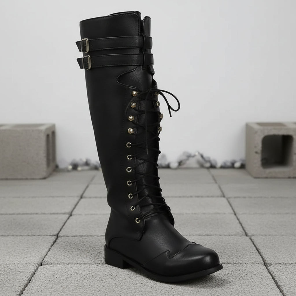 Classic Steampunk High Boots