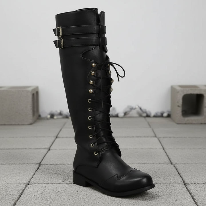 Classic Steampunk High Boots
