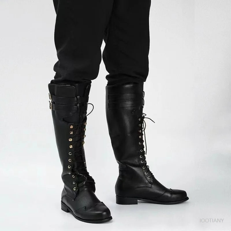 Classic Steampunk High Boots fashion
