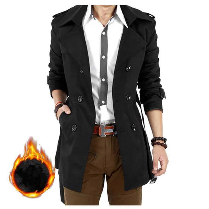 Classic Steampunk Trench Coat dramatic