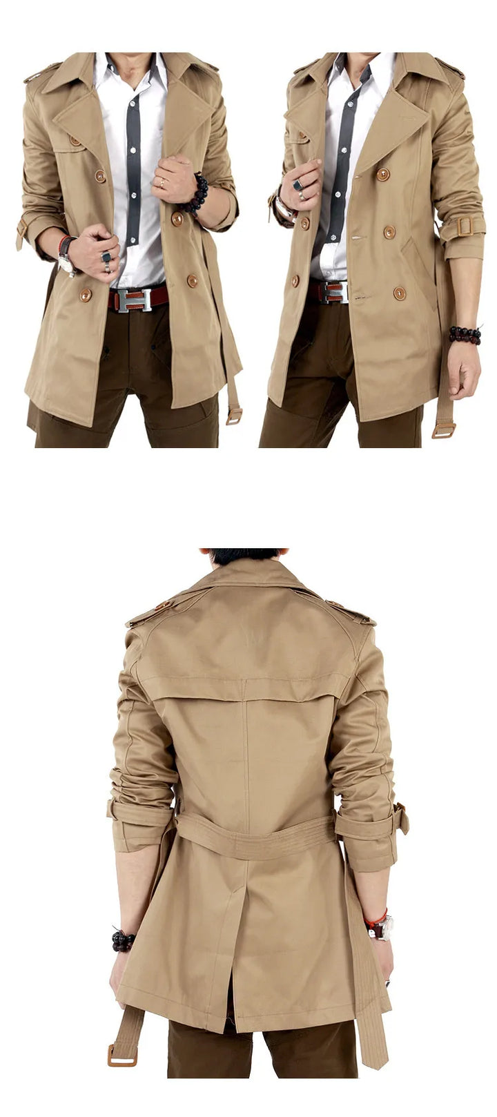 Classic Steampunk Trench Coat refined