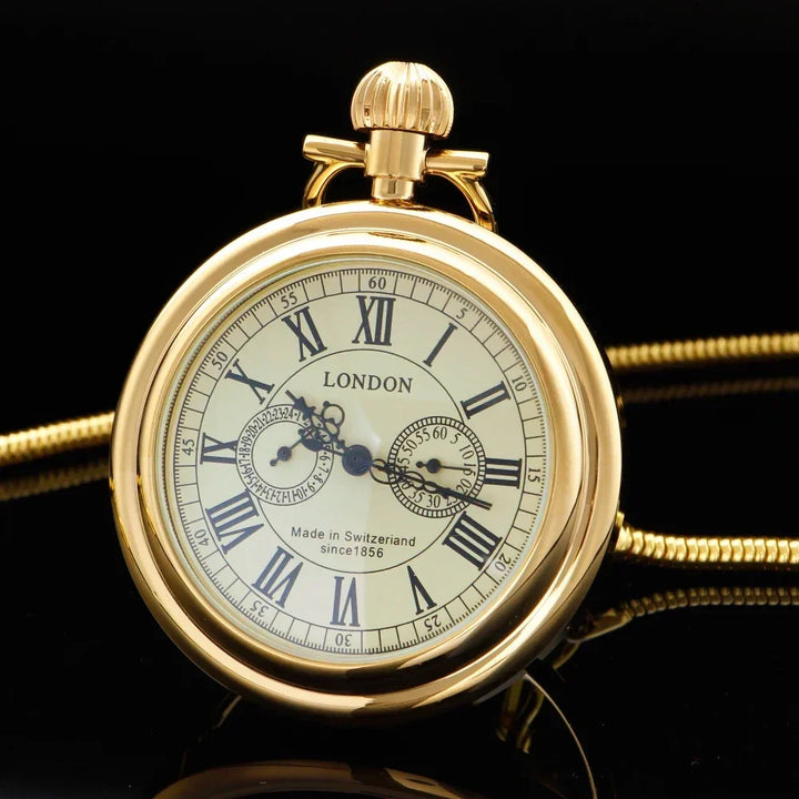 Classic Vintage Steampunk Gold Pocket Watch antique