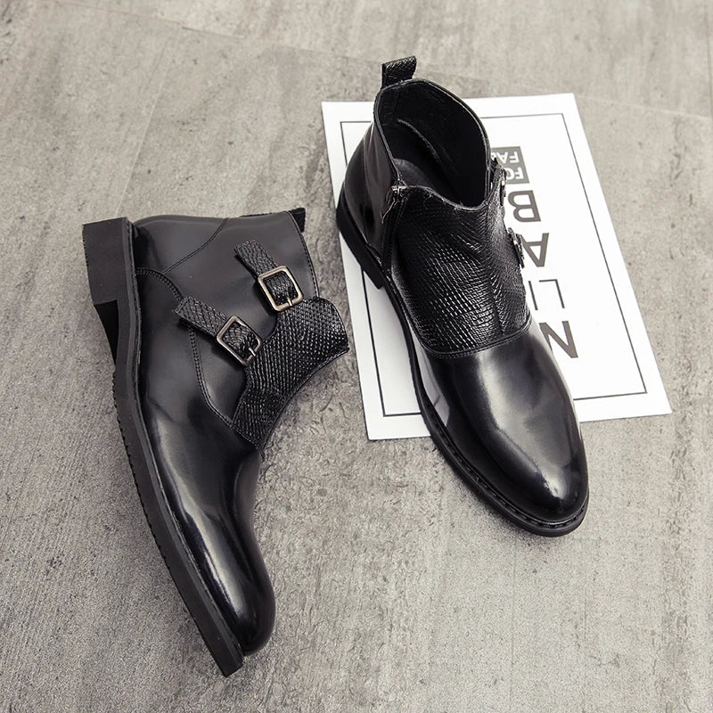 Classy Steampunk Ankle Boots elegant