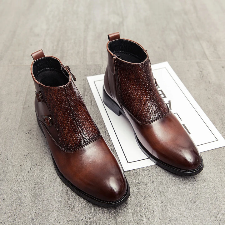 Classy Steampunk Ankle Boots refined