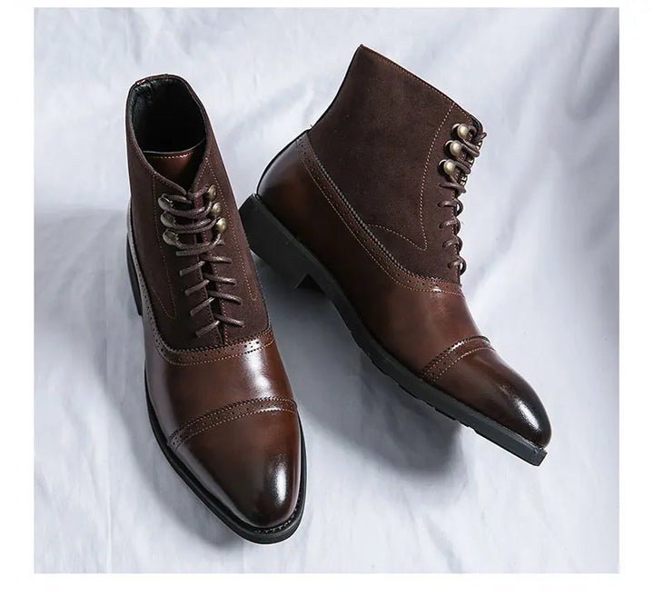 Classy Steampunk Leather Boots classic