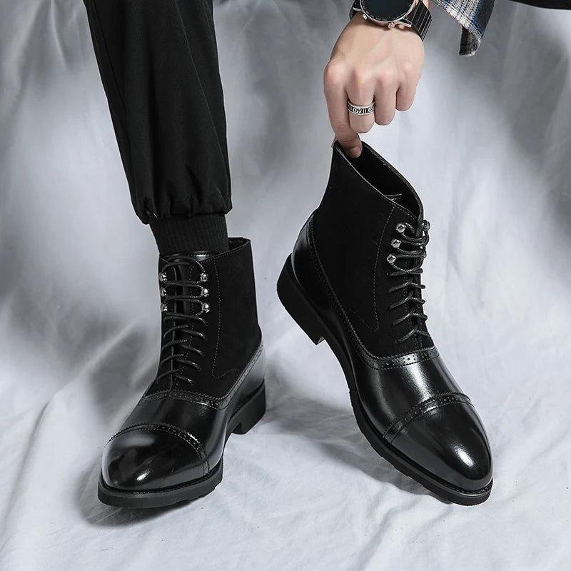 Classy Steampunk Leather Boots elegant