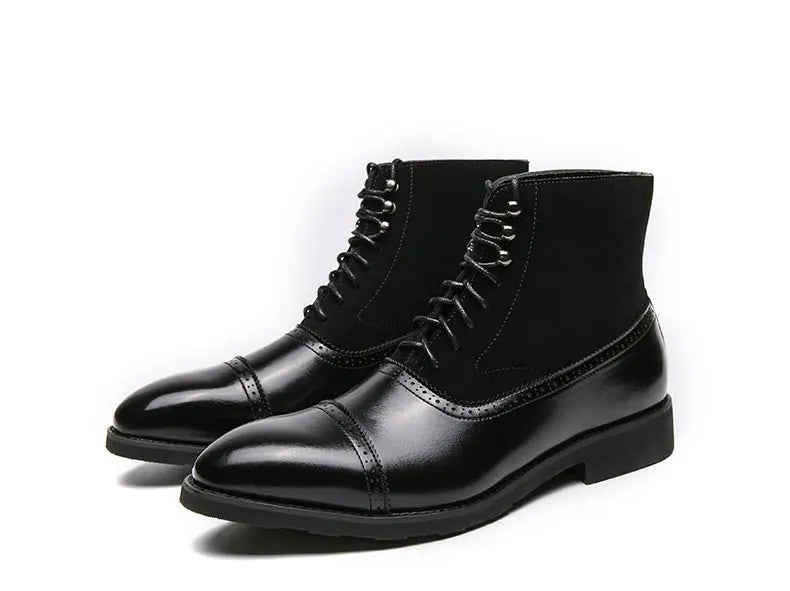 Classy Steampunk Leather Boots refined