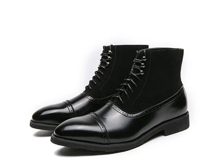 Classy Steampunk Leather Boots refined